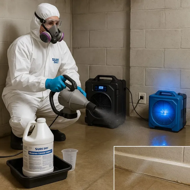Sanitization and Odor Removal process in Cottage Grove, WI